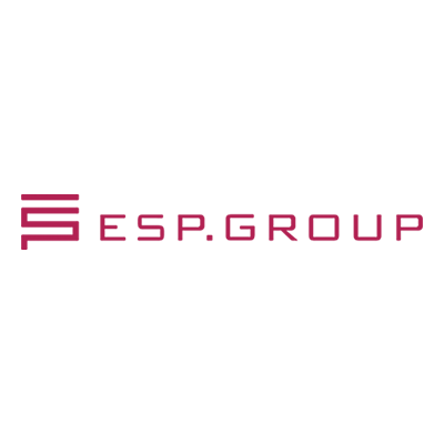 Logo ESP.Group, Kundenreferenz plusserver