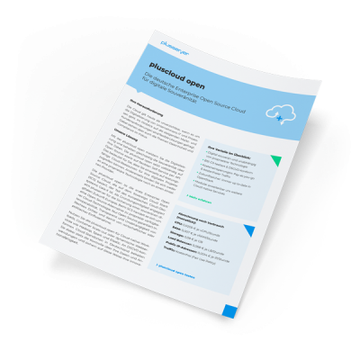 Datasheet pluscloud open